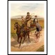 Irish Jaunting Car, A New Print Of a Vintage Irish Photochrom